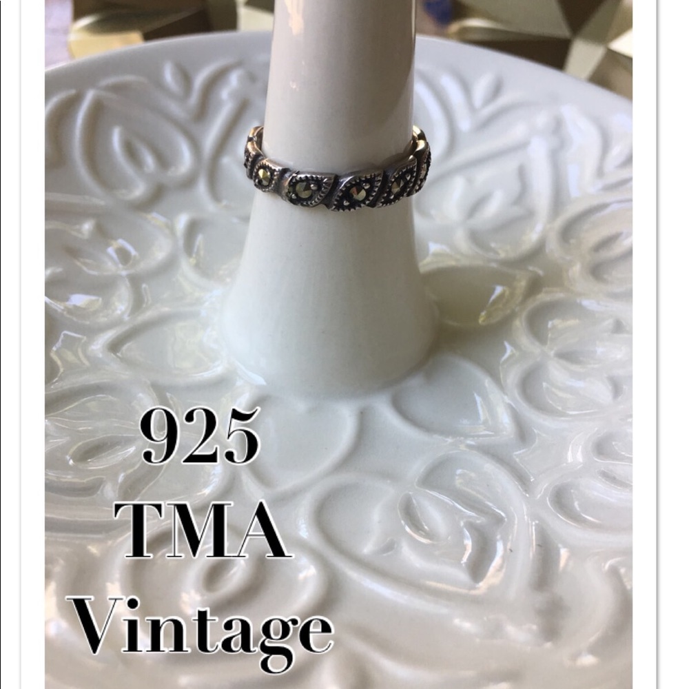Vintage 925 Tma Sterling Silver Ring